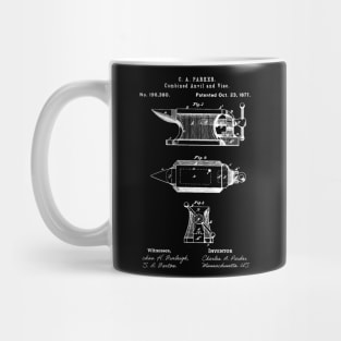 Anvil Patent, Vise Patent, Blacksmith Tools Mug